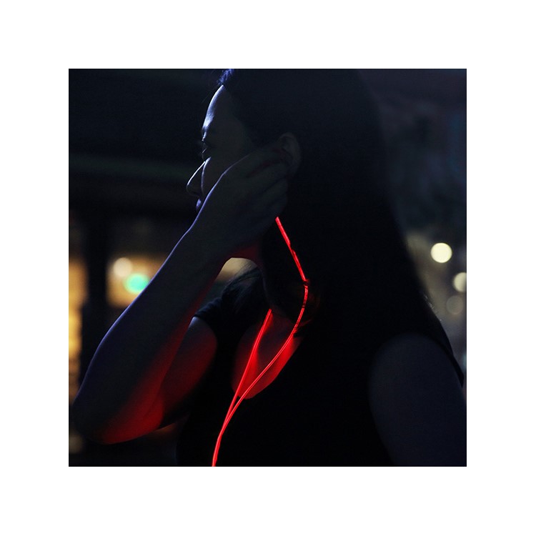 ROCK Luminous Bluetooth 4.0 Sport In-ear Headphone Sweat-proof Earphone for iPhone Samsung Huawei Etc - Red-11