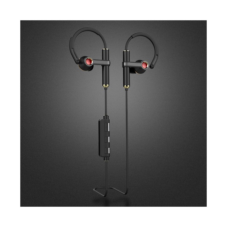 JOYROOM Q50 Bluetooth 4.0 In-ear Stereo Earphone with Ear Hook for iPhone Samsung Huawei Etc - Black-1