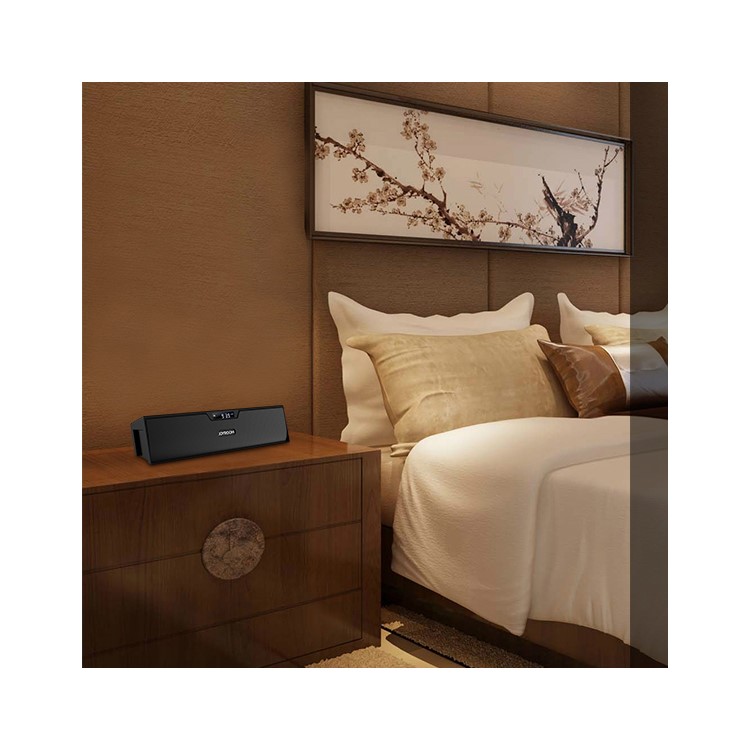 JOYROOM M5 Wireless Bluetooth Speaker Desktop Clock Support Hands-free Call/TF Card/AUX-in-2