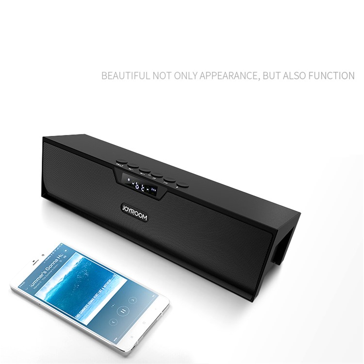 JOYROOM M5 Wireless Bluetooth Speaker Desktop Clock Support Hands-free Call/TF Card/AUX-in-4