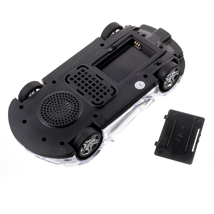 JKR DS-520BT Mini Car Model Bluetooth Speaker with Mic/LED Flash Light/USB/TF Card Slot/AUX-in/FM - Black-13
