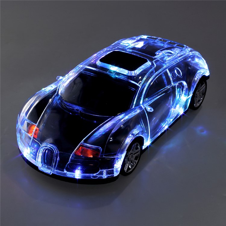 JKR DS-520BT Mini Car Model Bluetooth Speaker with Mic/LED Flash Light/USB/TF Card Slot/AUX-in/FM - Black-14
