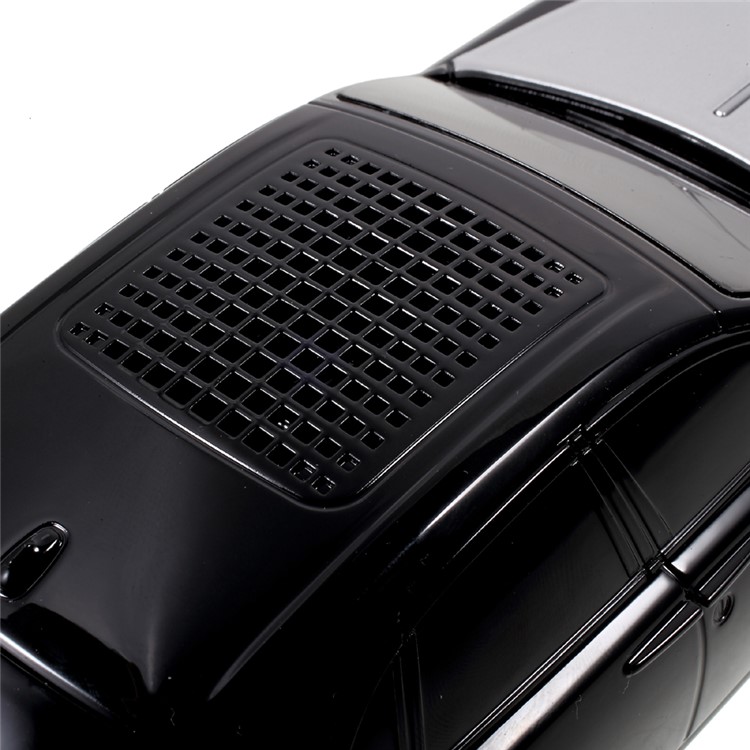 JKR DS-510BT Mini Car Model Bluetooth Speaker with Mic LED Flash Light Support U Disk/TF Card/AUX-in/FM - Black-10