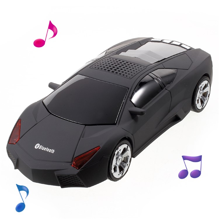 JKR DS-700BT Car Style Bluetooth Speaker Music Player with Mic Support TF Card/FM/3.5mm Aux-in - Black-1