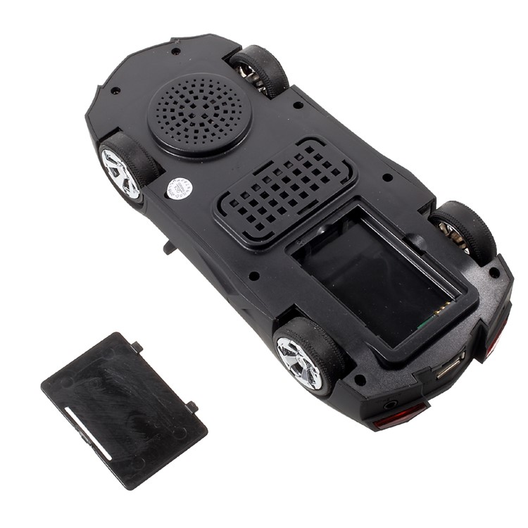 JKR DS-700BT Car Style Bluetooth Speaker Music Player with Mic Support TF Card/FM/3.5mm Aux-in - Black-12