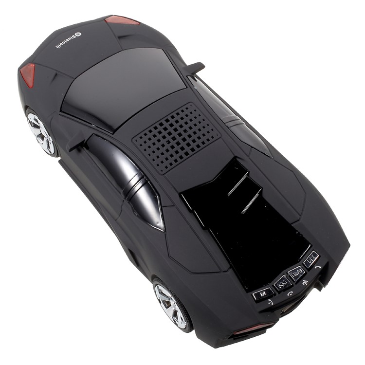 JKR DS-700BT Car Style Bluetooth Speaker Music Player with Mic Support TF Card/FM/3.5mm Aux-in - Black-7