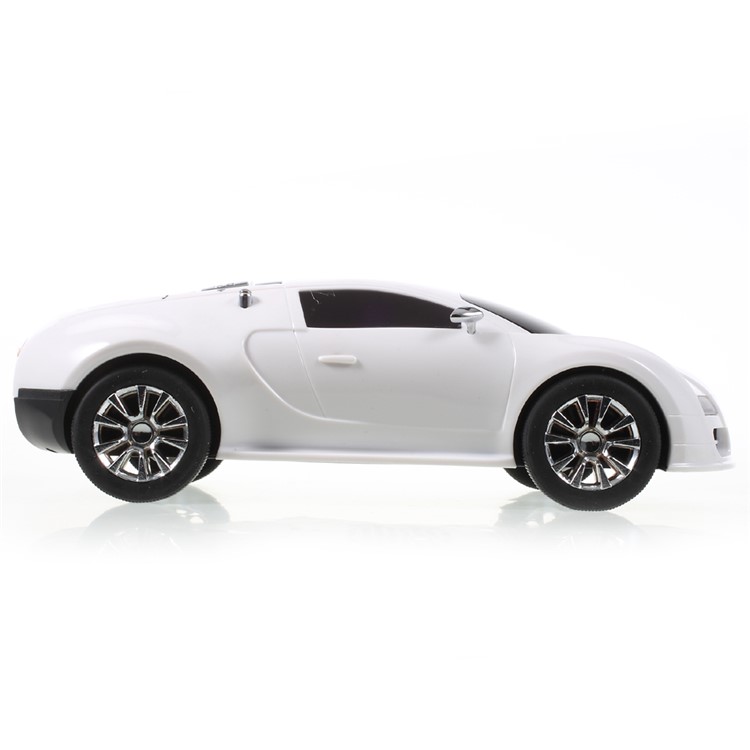JKR DS-370BT Mini Car Model Bluetooth Speaker with Mic/LED Flash Light/USB/TF Card Slot/AUX-in/FM - White-4