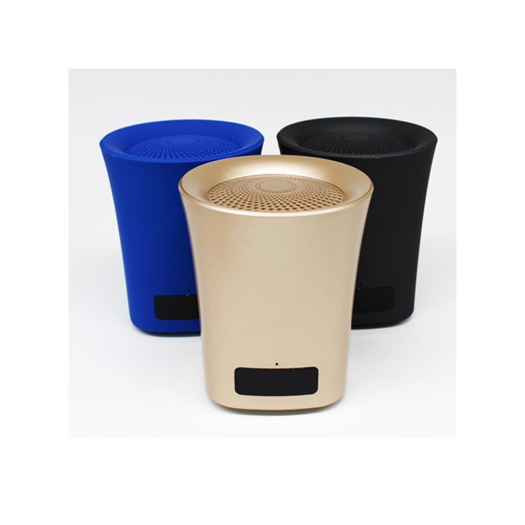 Portable Mini Bluetooth Speaker with LED Clock Display Support Hands-free Calls / TF Card / Aux-in / FM - Black-2