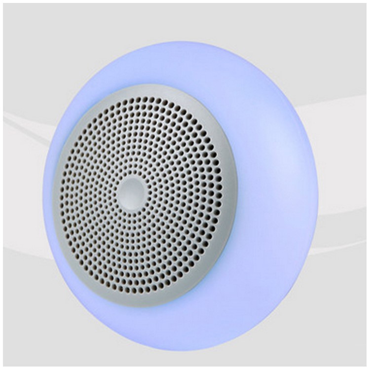 G60 7 Color Changing Light Wireless Bluetooth Speaker Support Microphone/TF Card - Grey-1