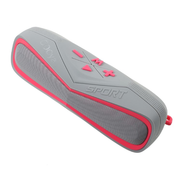 COOYA IPX7 Waterproof Bluetooth Speaker Wireless Stereo Outdoor Speaker Support TF Card / Aux-in - Rose-6