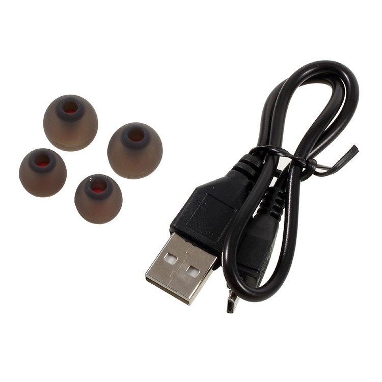 AMW-50 Bluetooth V4.2 Sports Earphone In-ear Music Headphone with Mic - Red-7