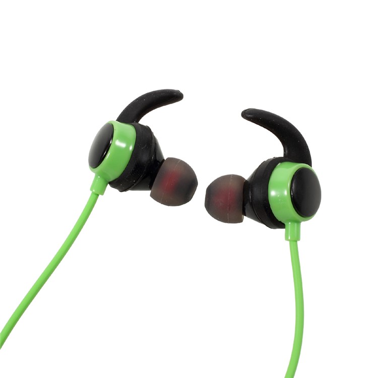 AMW-50 Bluetooth V4.2 Headphone In-ear Music Headset with Microphone - Green-2