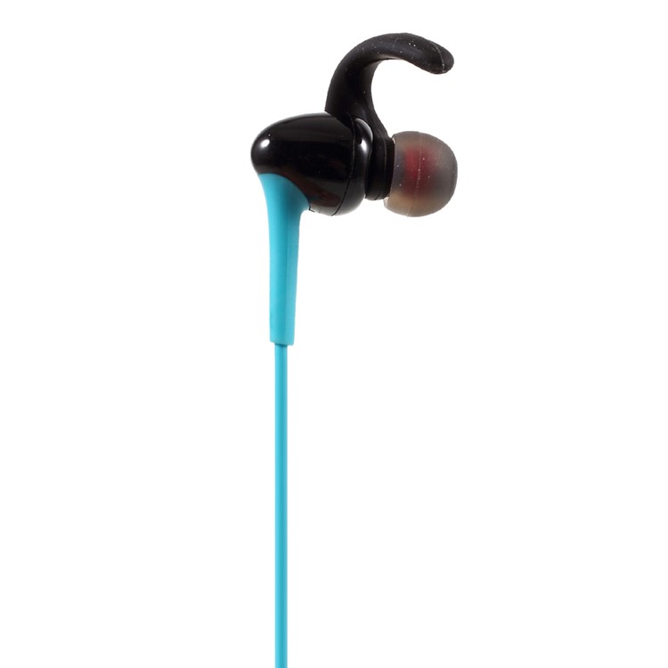 AMW-10 2-in-1 Wired / Wireless Bluetooth In-Ear Sports Headset Earphone with Mic - Blue-5