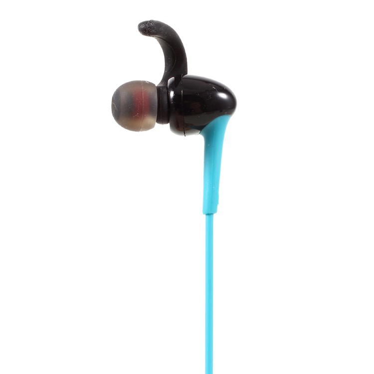 AMW-10 2-in-1 Wired / Wireless Bluetooth In-Ear Sports Headset Earphone with Mic - Blue-6