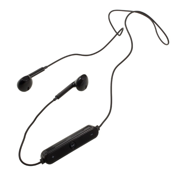 AMW-7s In-ear Bluetooth Earphone Headphone with Microphone for iPhone Samsung etc - Black-4