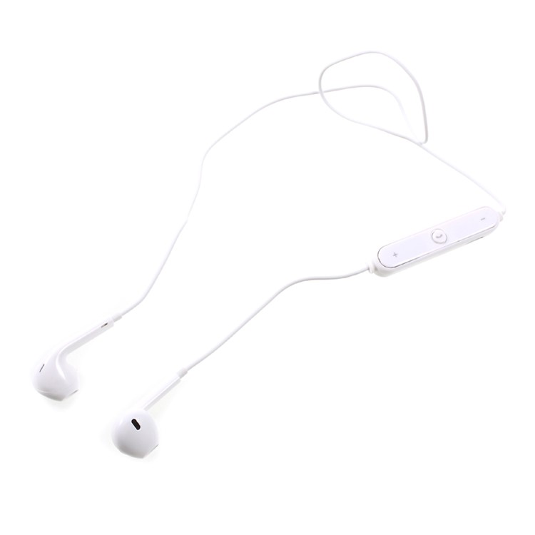 AMW-7s In-ear Bluetooth Headphone Headset with Microphone for iPhone Samsung etc - White-3