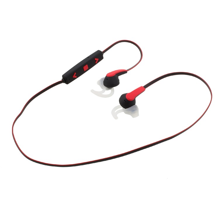 AMW-70 Ear Fins Bluetooth In-ear Sports Headphone with Mic for iPhone Samsung - Red-3