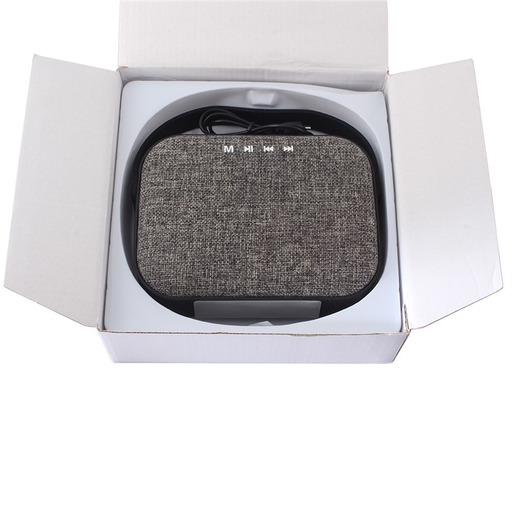 Bluetooth V4.0 Speaker with Handle Support Hands-free Call/U Disk/TF Card/AUX-in/FM - Black-5