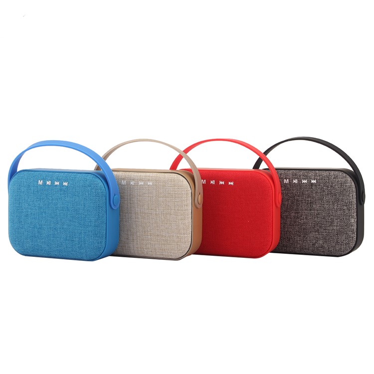 Bluetooth V4.0 Speaker with Handle Support Hands-free Call/U Disk/TF Card/AUX-in/FM - Black-8