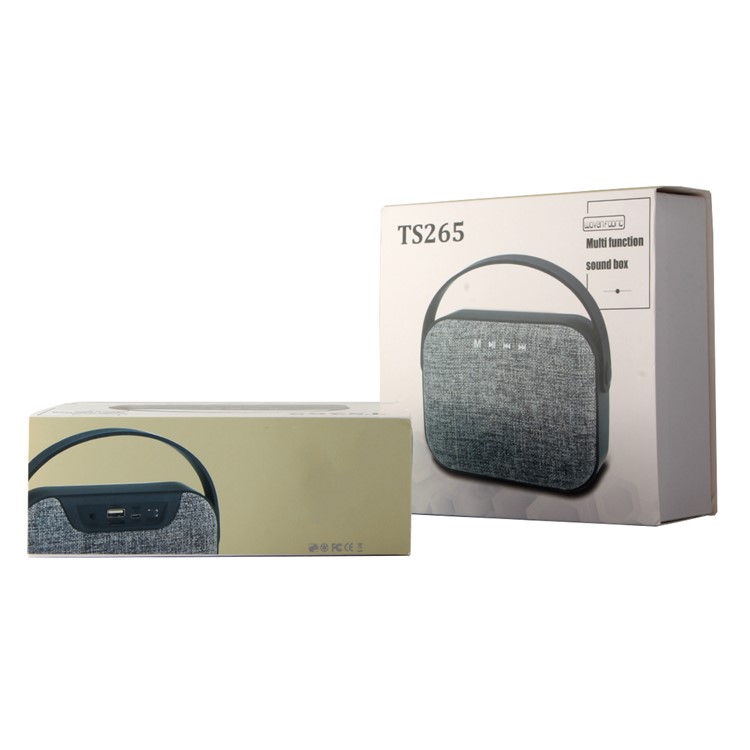 Bluetooth V4.0 Speaker with Handle Support Hands-free Call/U Disk/TF Card/AUX-in/FM - Black-9