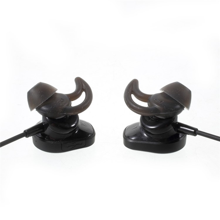 AMW-20 Stereo Bluetooth 4.2 Headset Ear Hook Sports Earphone with Mic for Samsung S8, Huawei P10 - Black-7