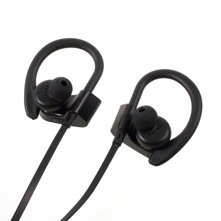 AMW-21 Ear Hook Stereo Bluetooth 4.2 Headset Sports Earphone with Mic for Samsung S8, Huawei P10 - Black-3