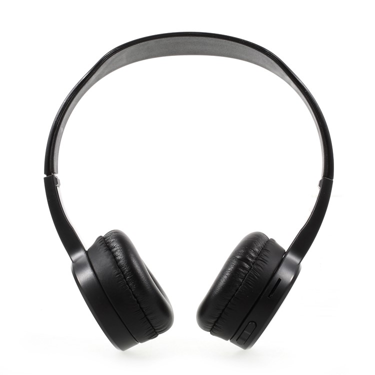 AMW-1000 Wireless Bluetooth Over-ear Headset with Mic/TF Card Slot/Audio Input/FM Radio - Black-2