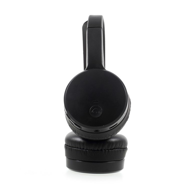AMW-1000 Wireless Bluetooth Over-ear Headset with Mic/TF Card Slot/Audio Input/FM Radio - Black-3