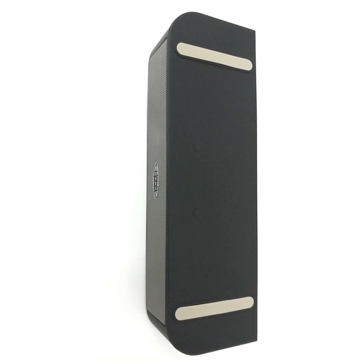 Smart Bluetooth Speaker Music Player with QC3.0 Quick Charging Power Outlet - Black / EU Plug-3