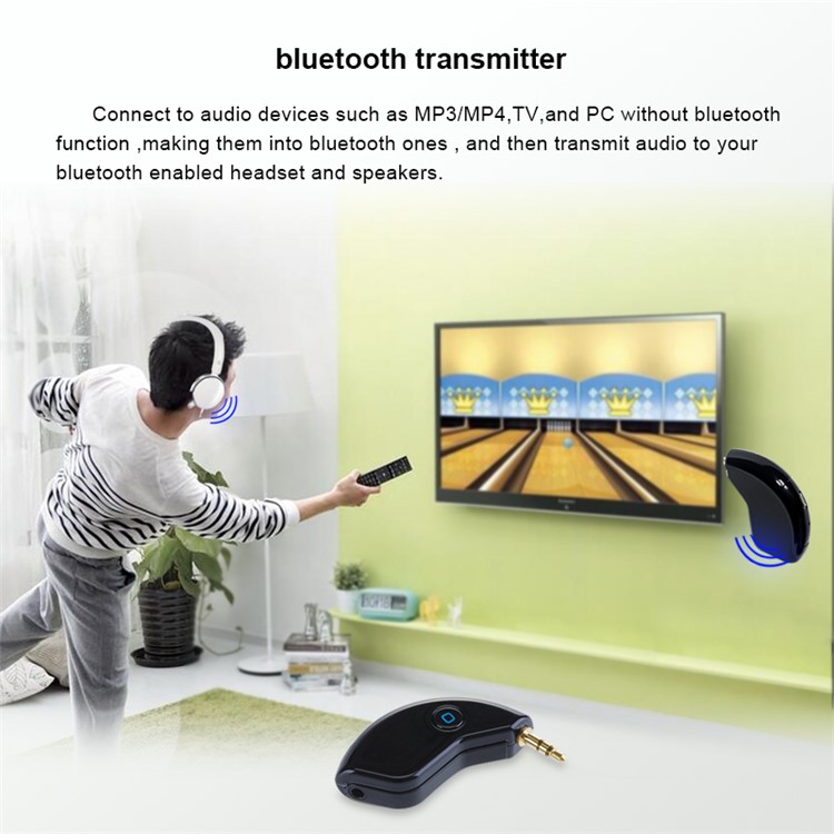 TX80 Portable 3.5mm Mini Bluetooth Audio Transmitter Stereo Adapter Bluetooth Dongle-7
