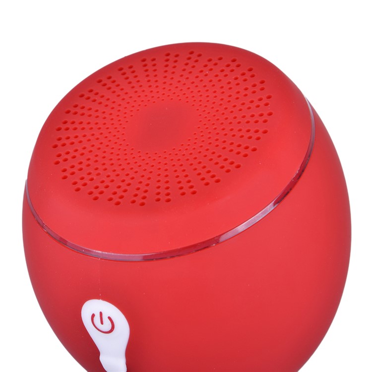 Whale Tail Shape IPX6 Waterproof Bluetooth Speaker Shower Bluetooth Speaker - Red-3