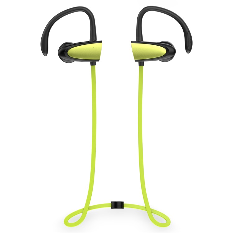 FOZENTO Sports Wireless Bluetooth Stereo Earphone Headset with Microphone - Green-2