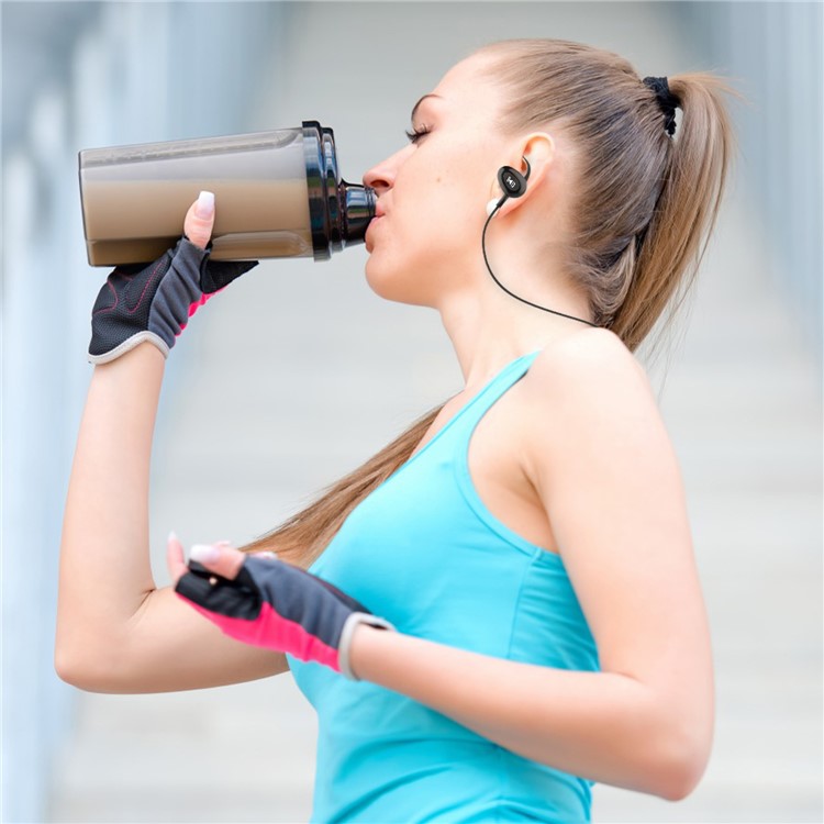 FOZENTO FT6 Noise Isolating Sports IPX5 Sweat-proof Headset with Mic for iPhone 7, Samsung S8 etc. - Black-8
