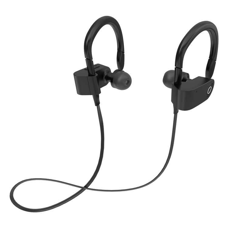 FOZENTO Sports Bluetooth Headset In-ear Stereo Headphone with Mic - Black-1