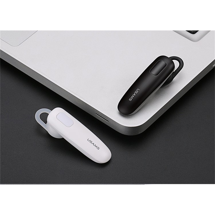 USAMS US-LK001 LK Serie Einzel-Stereo-Bluetooth-Kopfhörer + Selfie-Timer 2-in-1-Design - Blau-3
