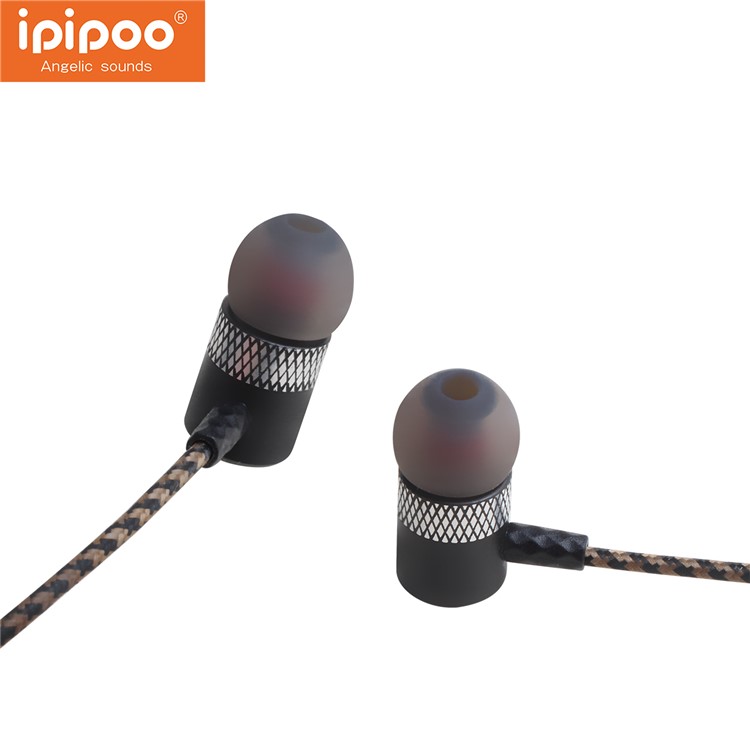IPIPOO 95BL Magnetic Adsorption Wireless Bluetooth 4.2 In-ear Earphone Bluetooth Remote Shutter - Black-3