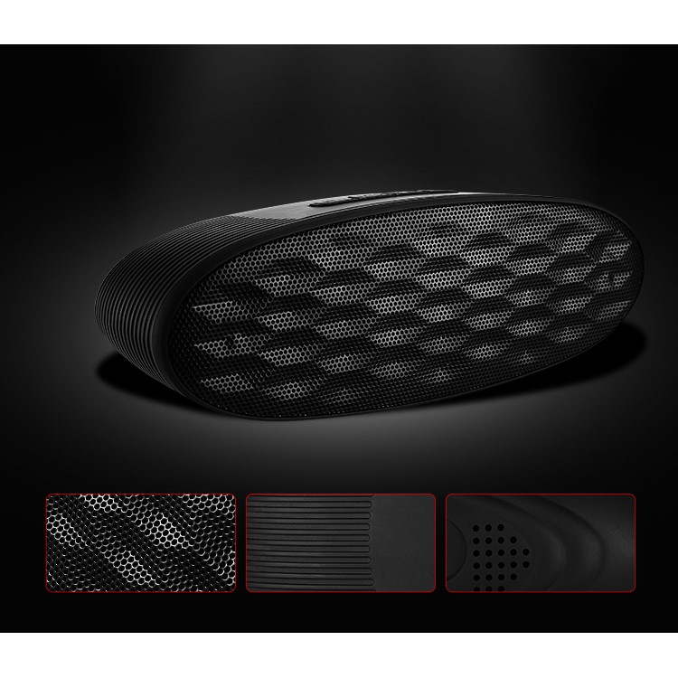 JOYROOM JR-M01 Mini Metal Dual Speaker Bluetooth Speaker with Mic/TF Card Slot / 3.5mm Jack - Black-4