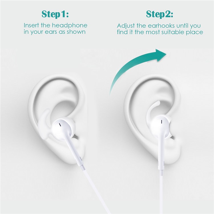 BTH-S6 Bluetooth In-Ear Sport Headset for iPhone Samsung - White-4
