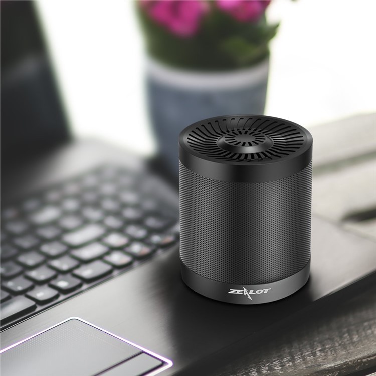 ZEALOT S5 Wireless Bluetooth Speaker Mega Bass Outdoor Music Speaker Support Aux-in / TF Card / U Disk - Black-4
