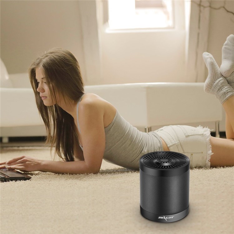 ZEALOT S5 Wireless Bluetooth Speaker Mega Bass Outdoor Music Speaker Support Aux-in / TF Card / U Disk - Black-5