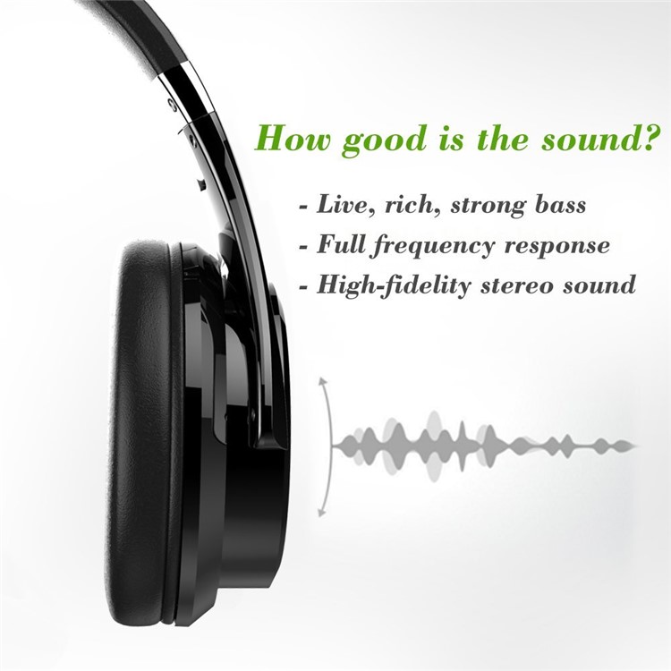 ZEALOT B21 Deep Bass Portable Touch Control Wireless Bluetooth Over-ear Headphone with Mic - Black-7