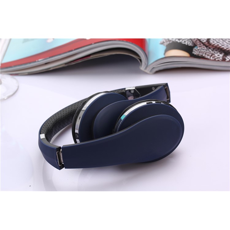 BT-001 Foldable Wireless Bluetooth Headphone Headset with Microphone - Black-5