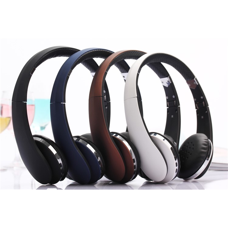 BT-001 Foldable Wireless Bluetooth Headphone Headset with Microphone - Black-8