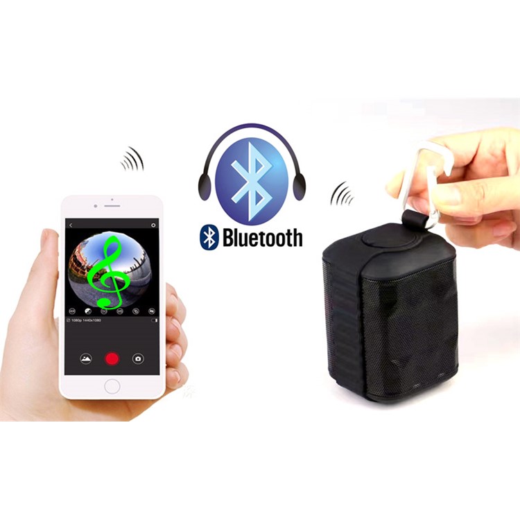TK200 Mini Waterproof Wireless Bluetooth Speaker Hands-free Mic Music Player, Support TF / AUX-in-3