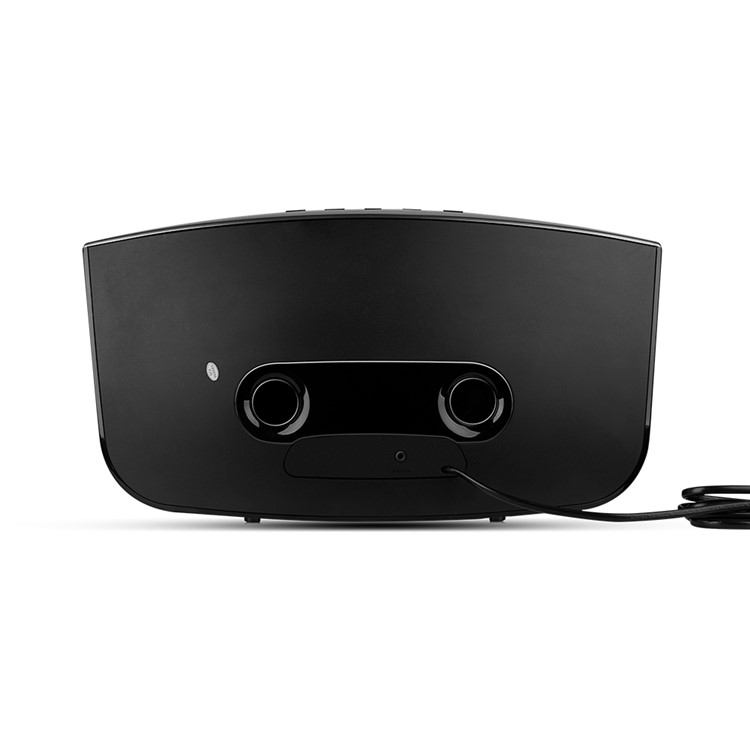 JOYROOM M100 Desktop Wireless Bluetooth Speaker NFC HiFi Music Speaker Support Aux-in / U Disk - Black / CN Plug-2