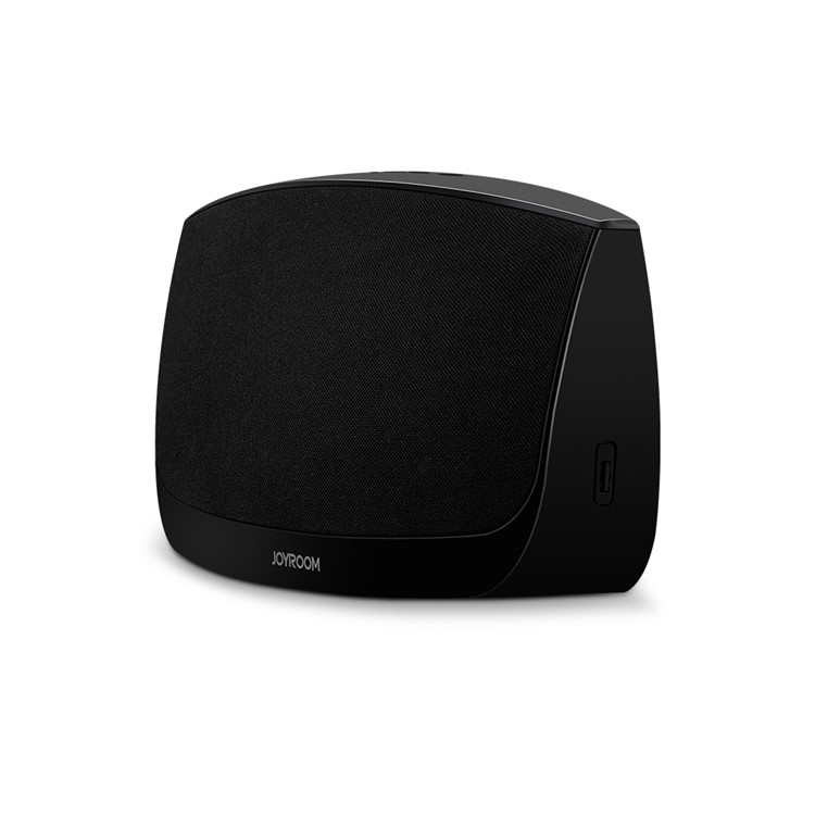 JOYROOM M100 Desktop Wireless Bluetooth Speaker NFC HiFi Music Speaker Support Aux-in / U Disk - Black / CN Plug-3