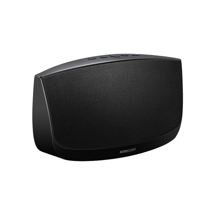 JOYROOM M100 Desktop Wireless Bluetooth Speaker NFC HiFi Music Speaker Support Aux-in / U Disk - Black / CN Plug-4