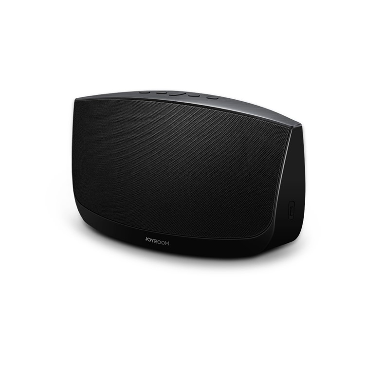JOYROOM M100 Desktop Wireless Bluetooth Speaker NFC HiFi Music Speaker Support Aux-in / U Disk - Black / CN Plug-5