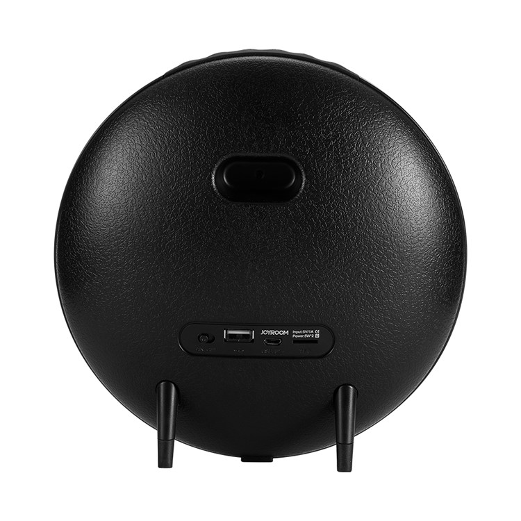 JOYROOM M02 Mega Bass Dual Speaker Wireless Bluetooth Speaker Support TF Card / U Disk / FM Radio - Black-2