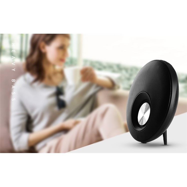 JOYROOM M02 Mega Bass Dual Speaker Wireless Bluetooth Speaker Support TF Card / U Disk / FM Radio - Black-5